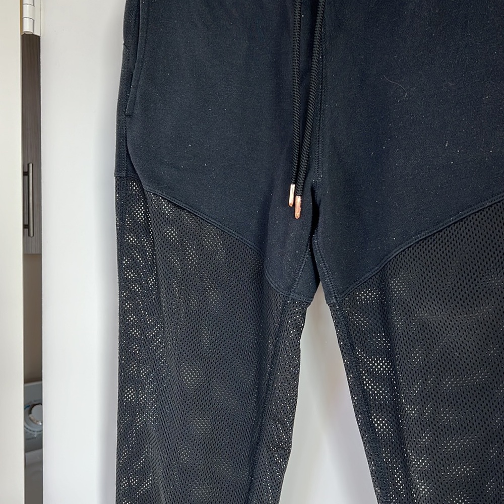 Black Abercrombie mesh Jogger Sweatpants - Picture 11 of 12